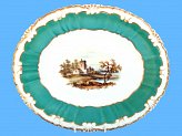 Ribbed shape, oval dish