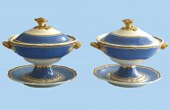 Second Gadroon shape, cream bowls