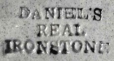 Daniels Real Ironstone Mark
